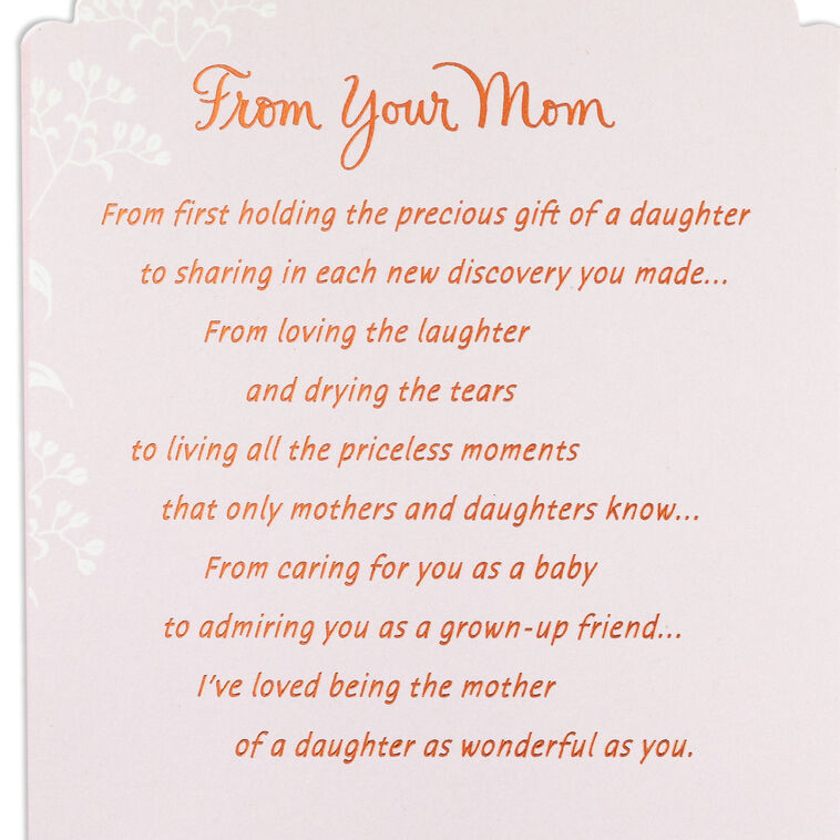 You're a Wonderful Daughter Birthday Card, , large image number 2
