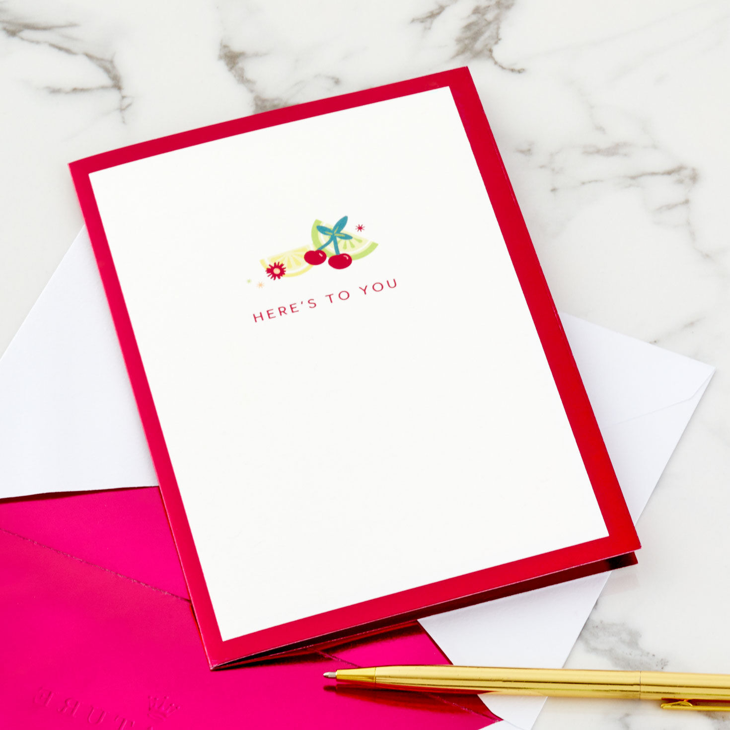 Here's to You Cocktail Toast 3D Pop-Up Card, , large image number 7