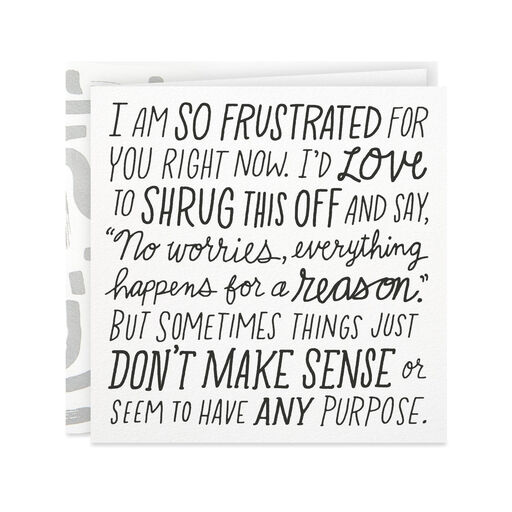 Sometimes Things Just Don't Make Sense Encouragement Card, 