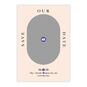 Oval Frame on Blush Pink Save the Date, , large image number 5