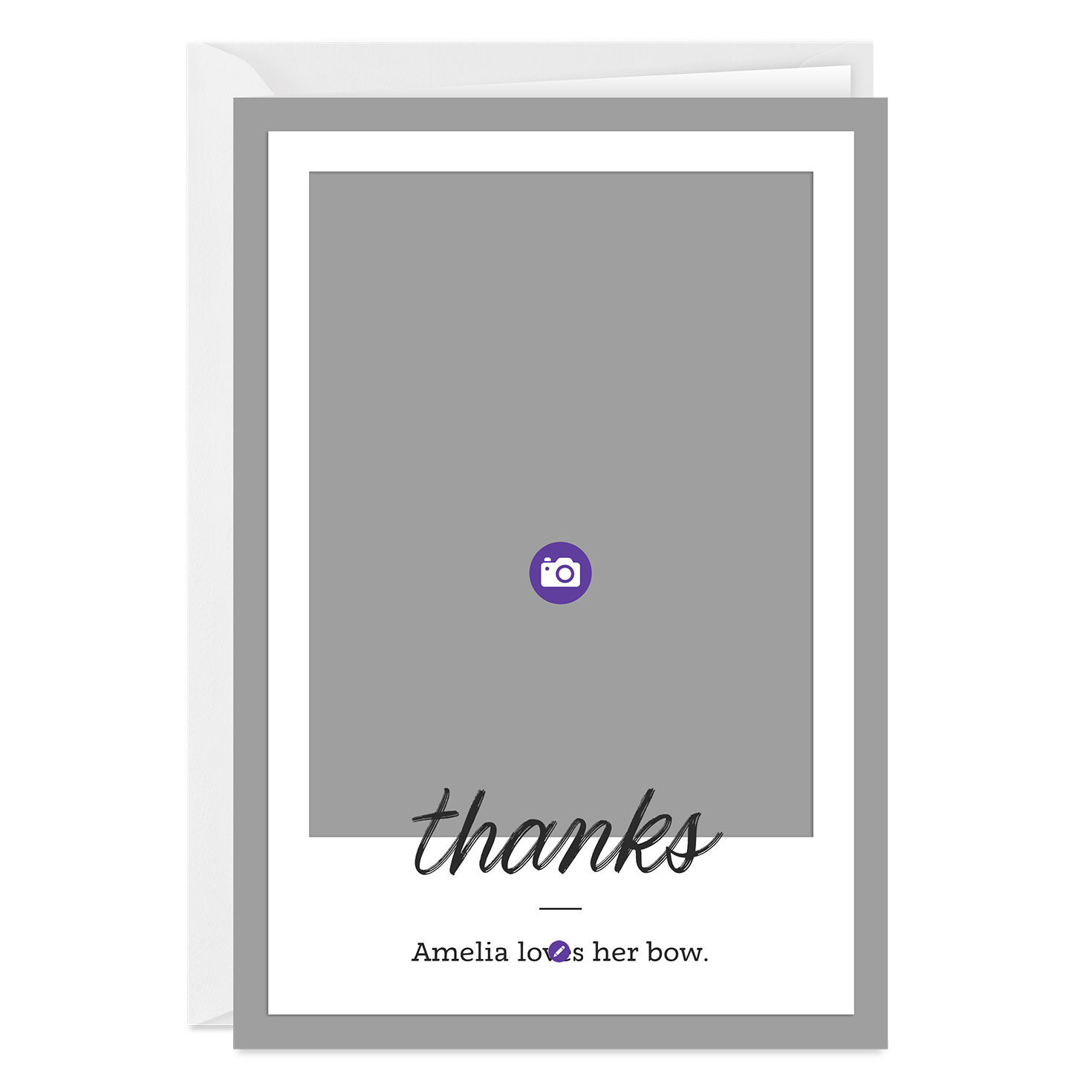 Personalized Snapshot Frame Thank-You Photo Card for only USD 4.99 | Hallmark