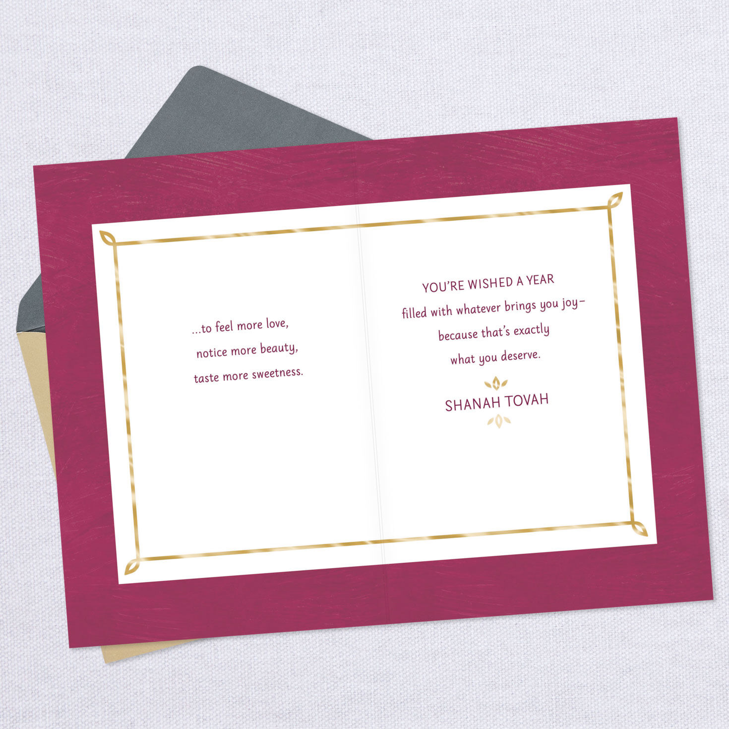 Wishes for a Sweet New Year Rosh Hashanah Card for Mom, , large image number 3