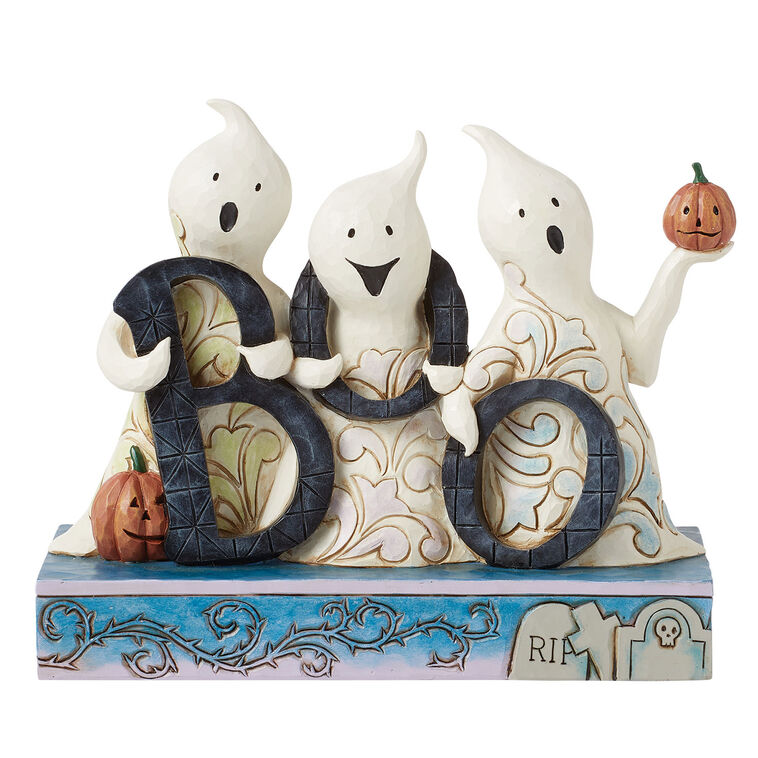 Jim Shore Halloween Ghosts With Boo Figurine, 5.04" H