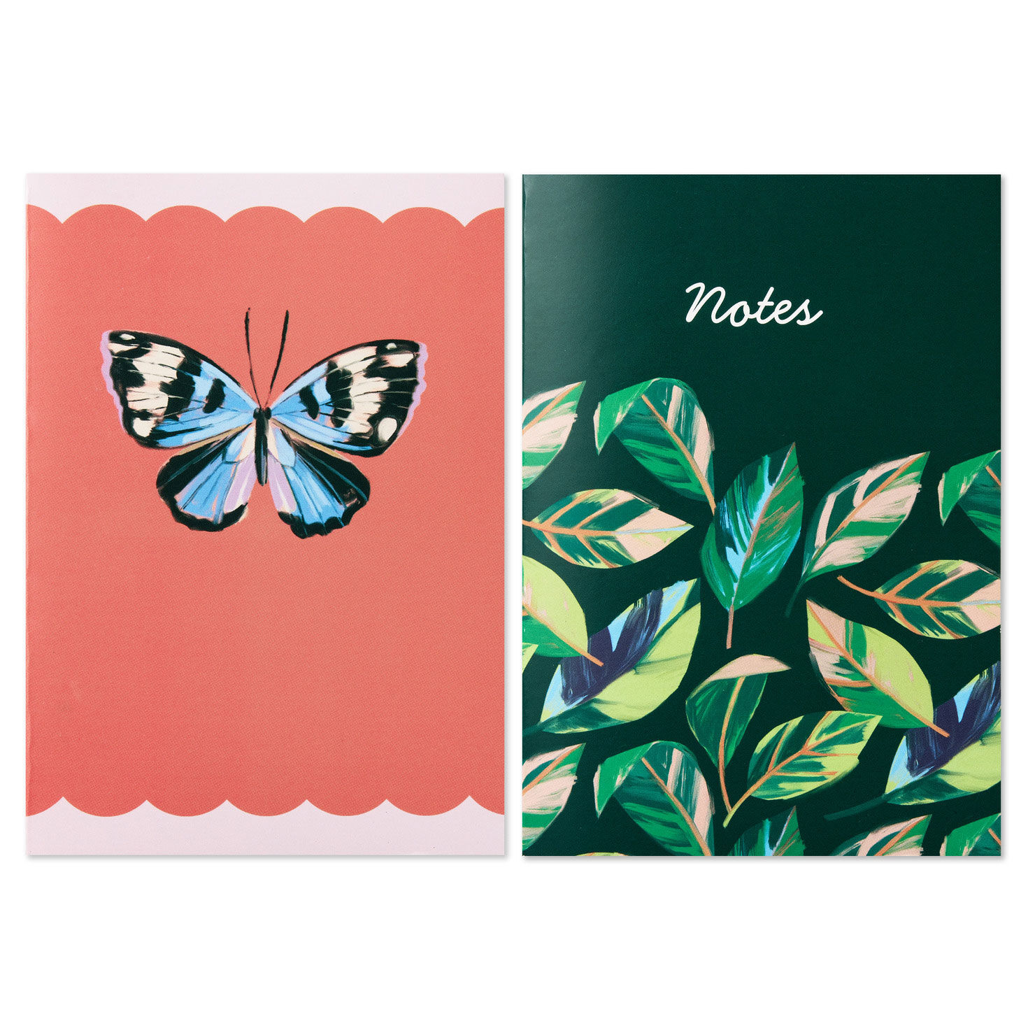 Lacey Chabert Collection Leaf Pattern and Butterfly Notebooks, Set of 2