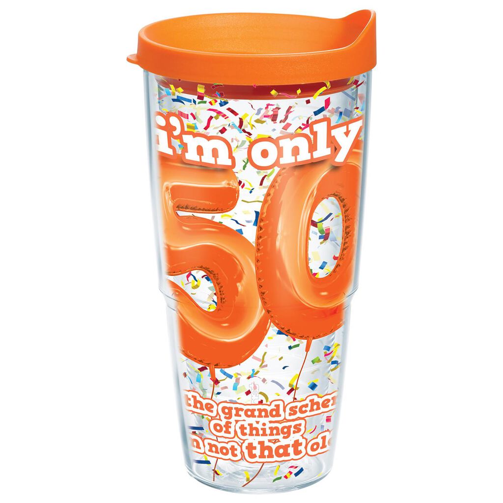 Tervis 50th Birthday Tumbler 24 Oz Tumblers Hallmark Tervis 50th Birthday Tumbler 24 Oz