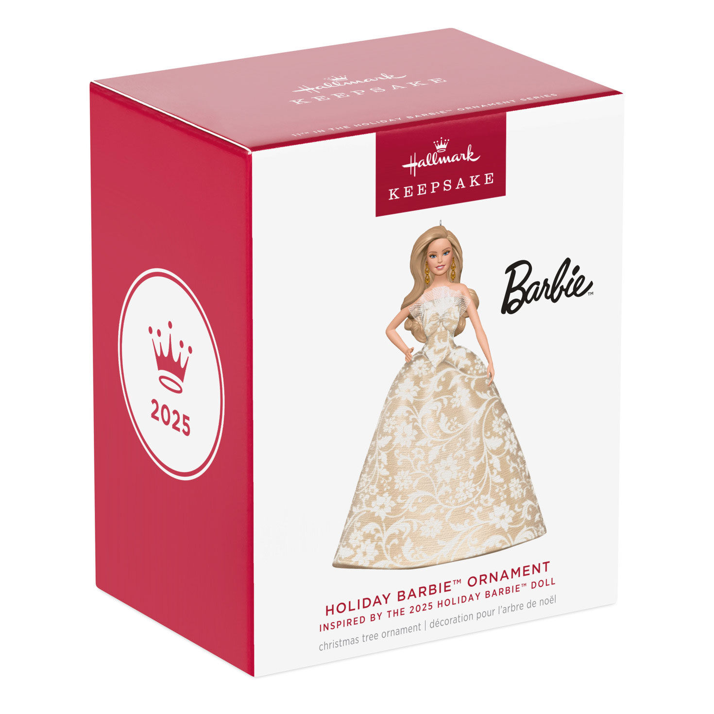 Holiday Barbie Keepsake Ornament package front image number 7