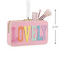 Pink Lovely Makeup Bag Ornament measurement image number 3