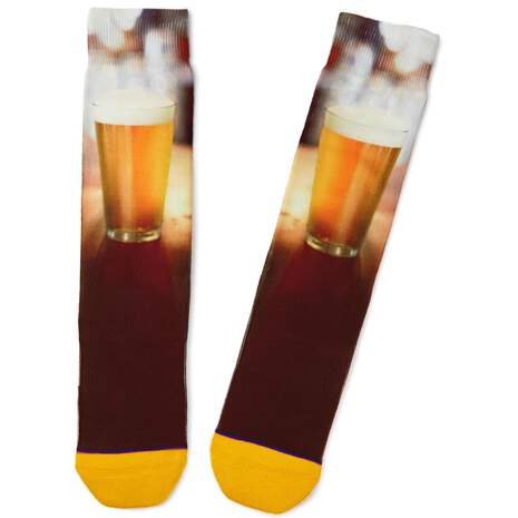 Beer Glass Toe of a Kind Novelty Socks, , large