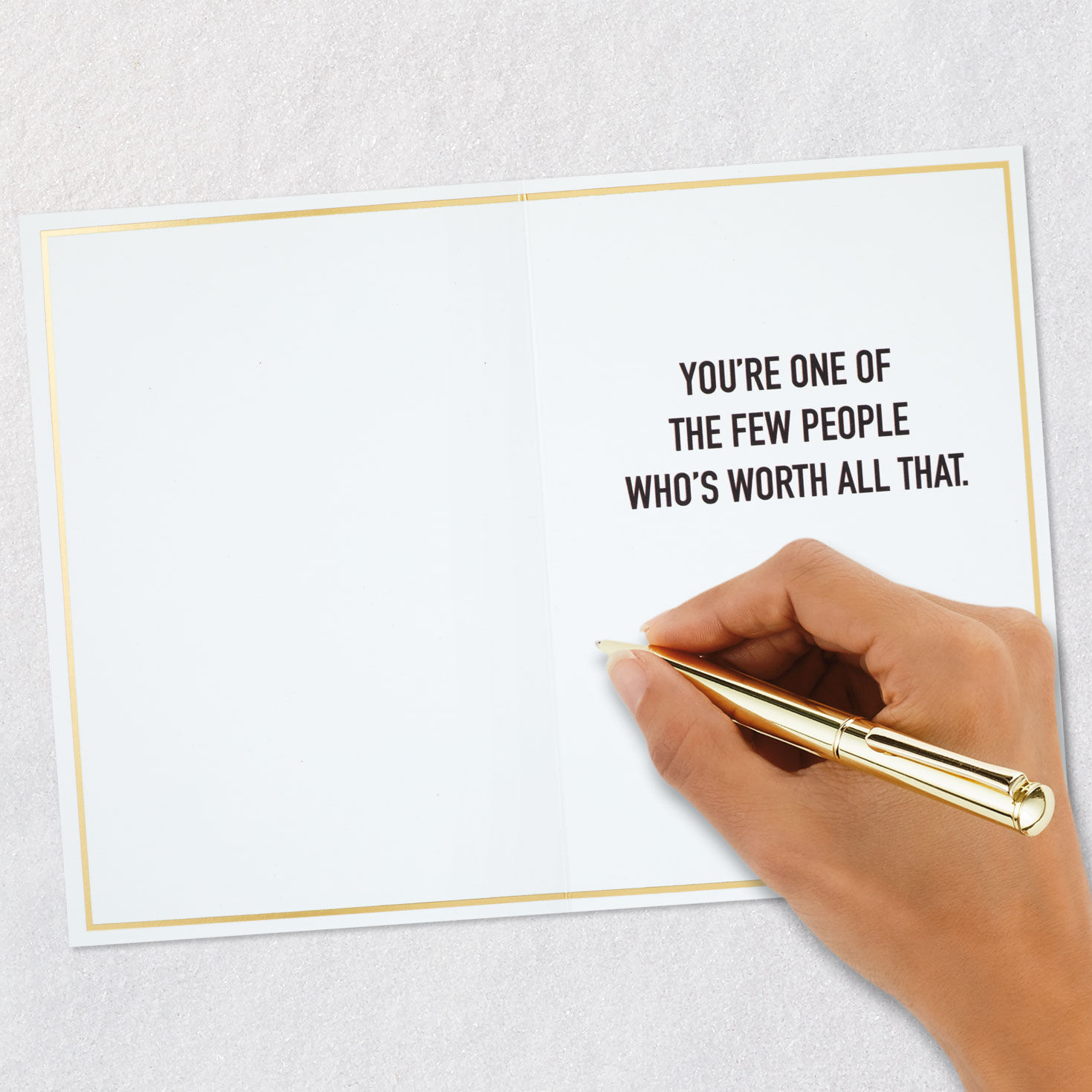 Getting Out of the House Funny Birthday Card Signing card image number 6