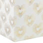 15" Gold Hearts on White Extra-Deep Gift Bag, , large image number 5