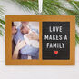 Letter Board Picture Frame Christmas Ornament hanging on tree image number 2