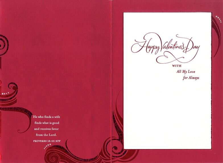 Beautiful Wife Religious Valentine's Day Card
