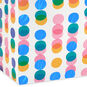 13" Falling Rows of Dots Large Gift Bag With Tissue Paper, , large image number 5