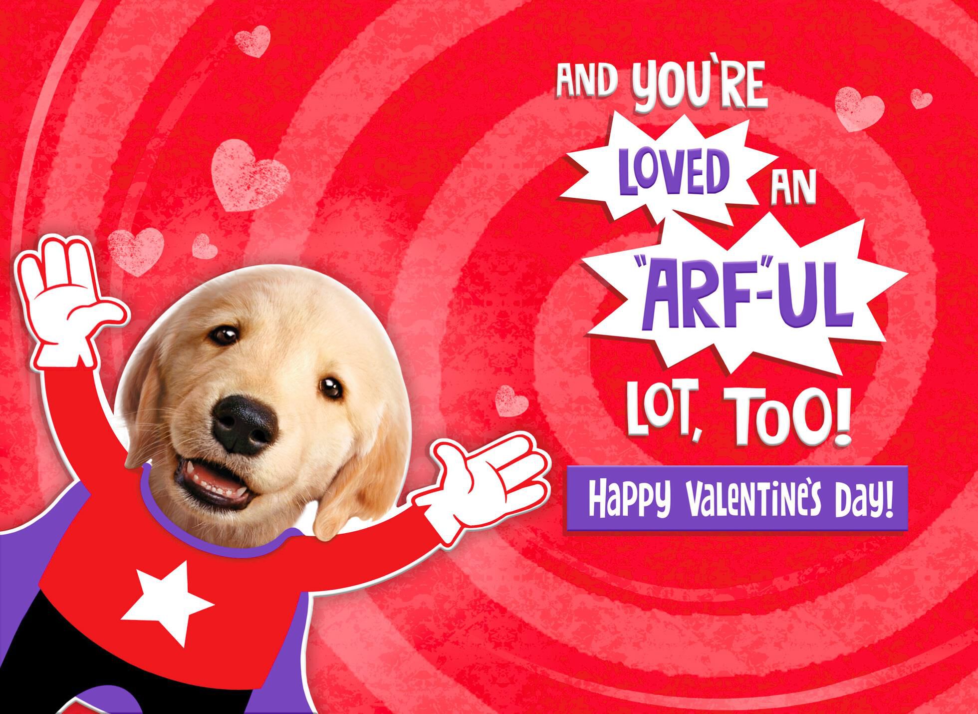 Doggone Great Mom Valentine's Day Card From Son