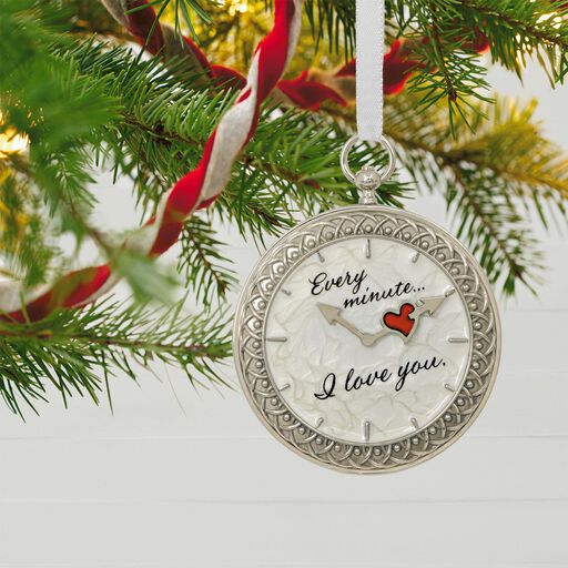 Anniversary Hallmark Time For Love Metal Ornament