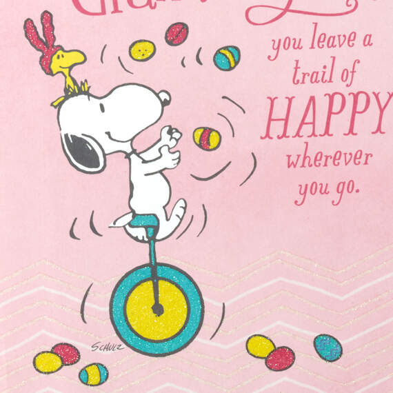 Peanuts® Snoopy Trail of Happiness Easter Card for Granddaughter, , large image number 4