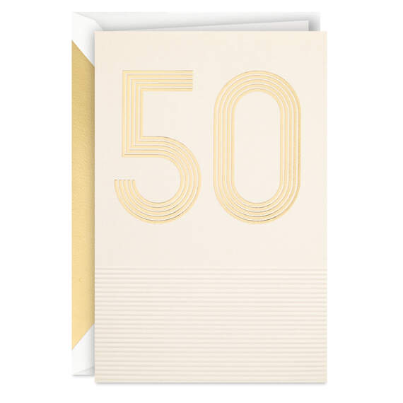 Celebrating You 50th Birthday Card