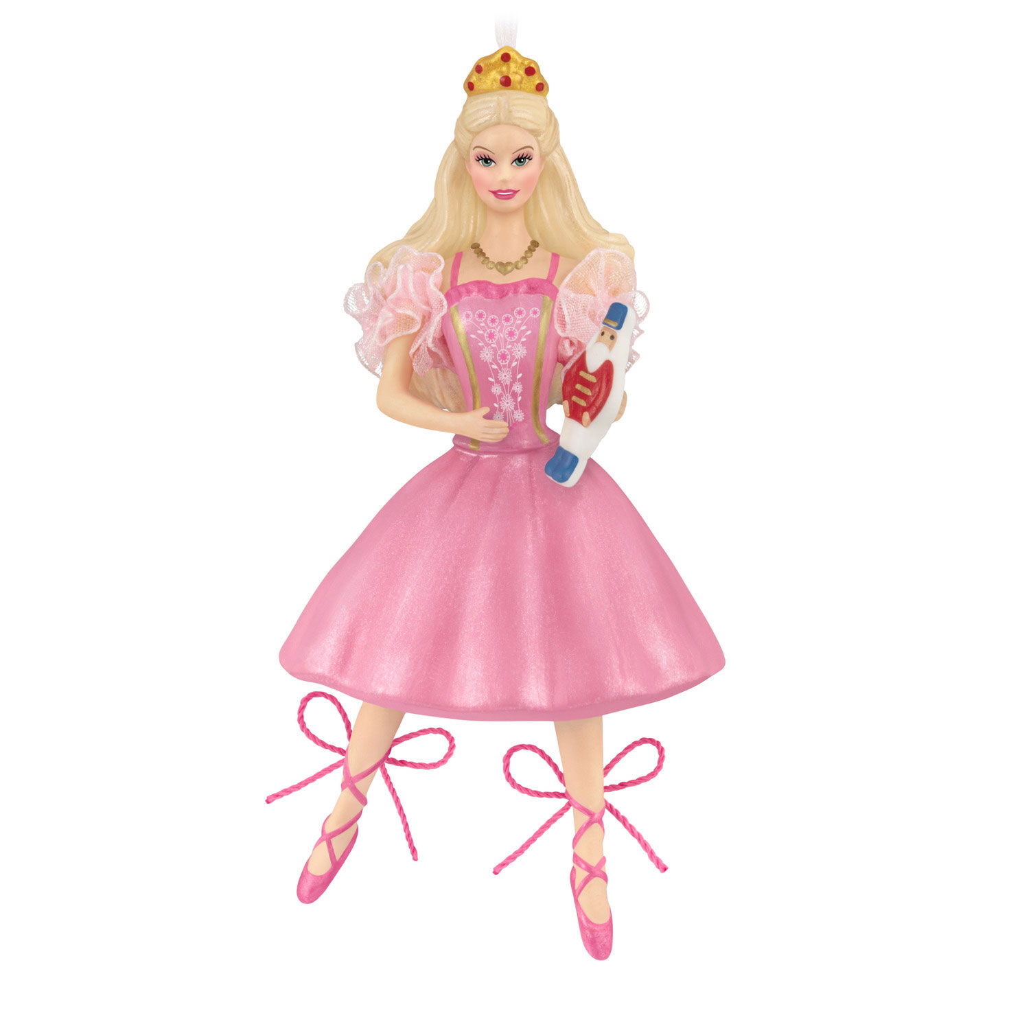 Barbie™ in the Nutcracker™ 25th Anniversary Porcelain and Fabric Ornament