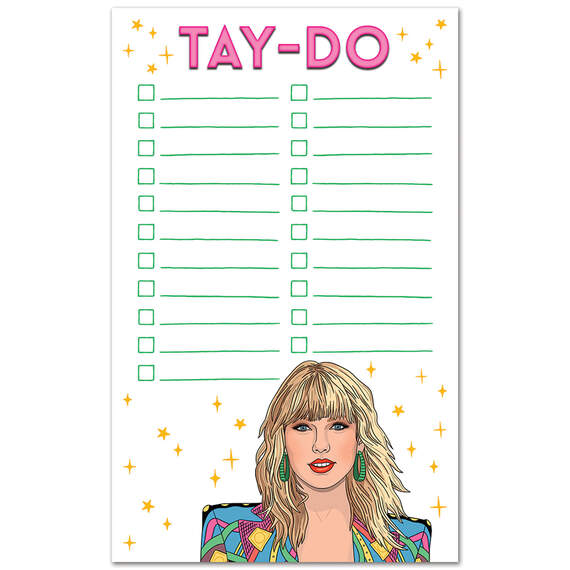 The Found "Tay-Do List" Note Pad