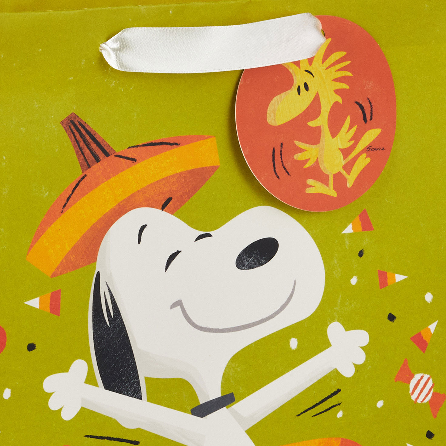 13" Peanuts® Snoopy in Pumpkin Large Halloween Gift Bag for only USD 3.99 | Hallmark