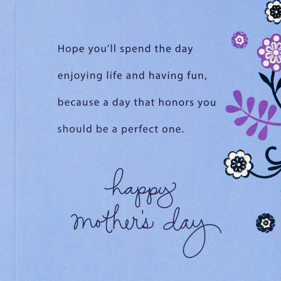 You Deserve A Wonderful Day Mother's Day Card, , large image number 2