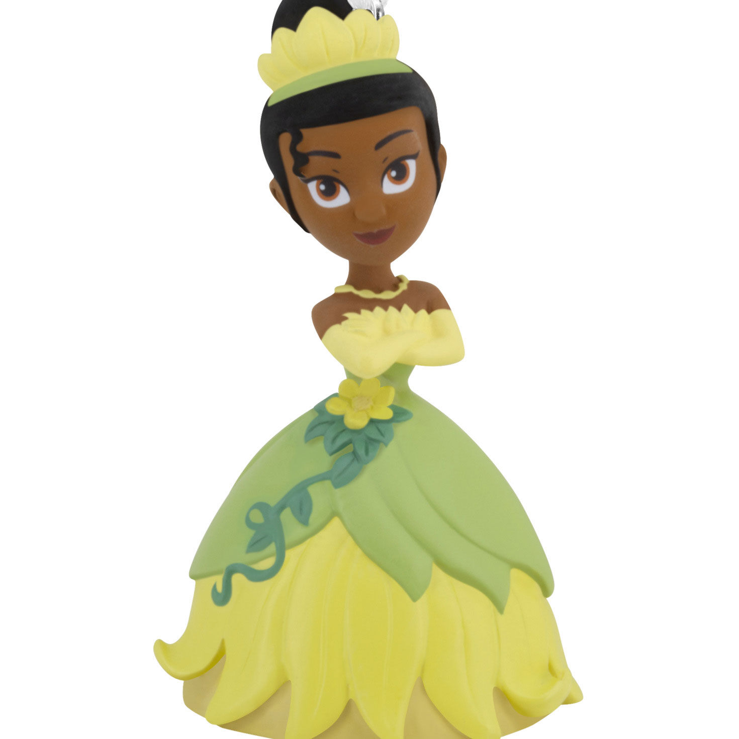Disney Princess Tiana Stylized Christmas Ornament upclose detail image number 5