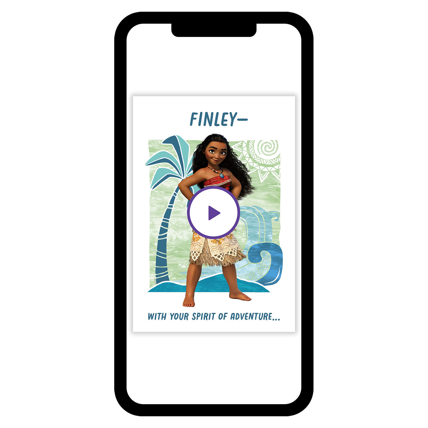 Disney Moana Spirit of Adventure Custom Card, , large image number 7