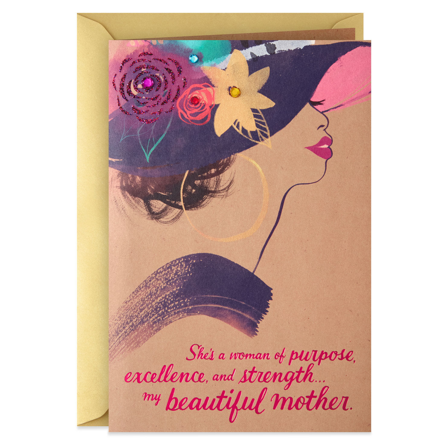A Woman of Excellence Mother's Day Card for Mom