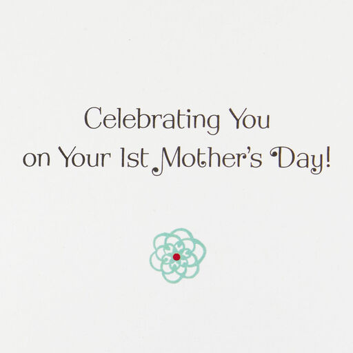 One Little Person First Mother's Day Card for New Mom, 