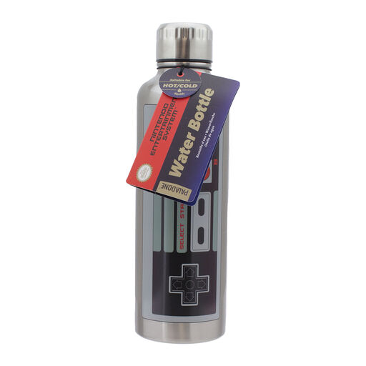 Nintendo Entertainment System Controller Stainless Steel Water Bottle, 16 oz., 