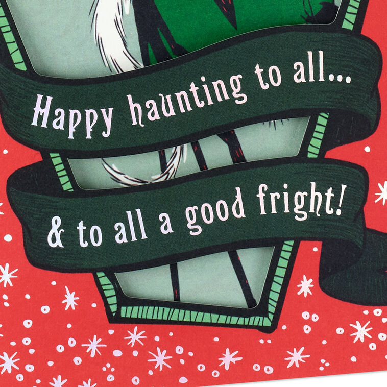 Jack Skellington Santa Christmas Card Card Front Detail image number 5