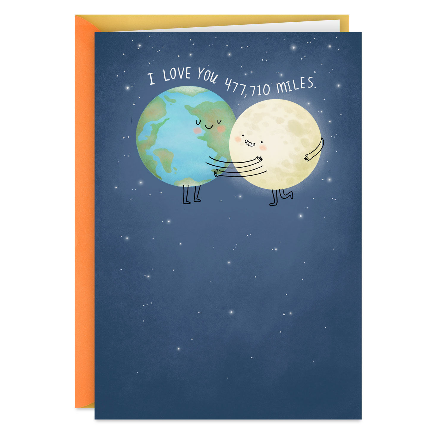 477,710 Miles Funny Romantic Love Card