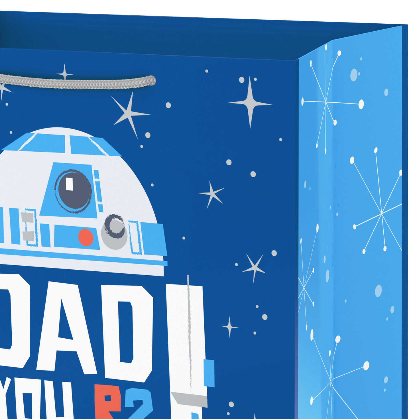 Star Wars R2-D2 Large Father's Day Gift Bag Handle Detail image number 4