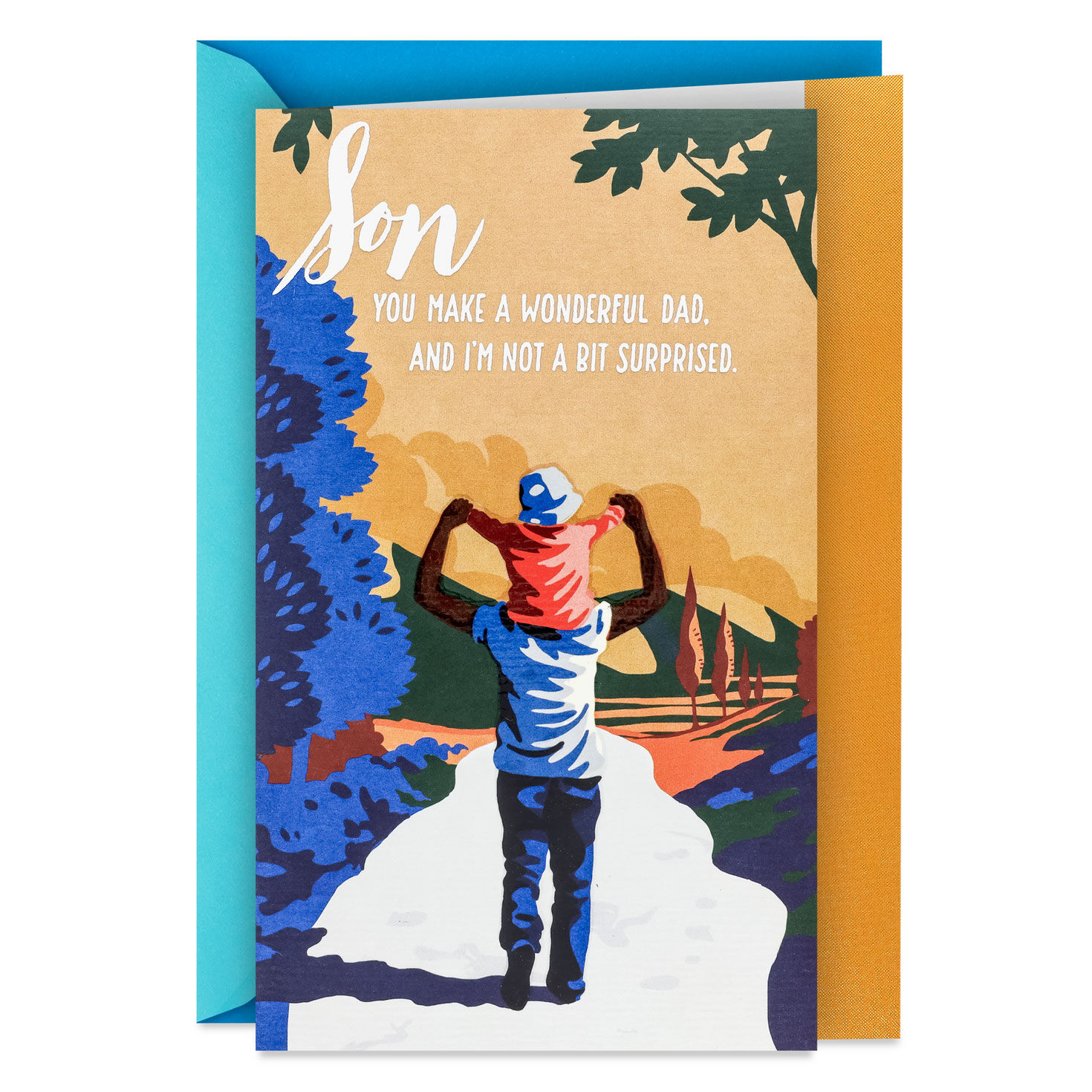 You Make a Wonderful Dad Father's Day Card for Son