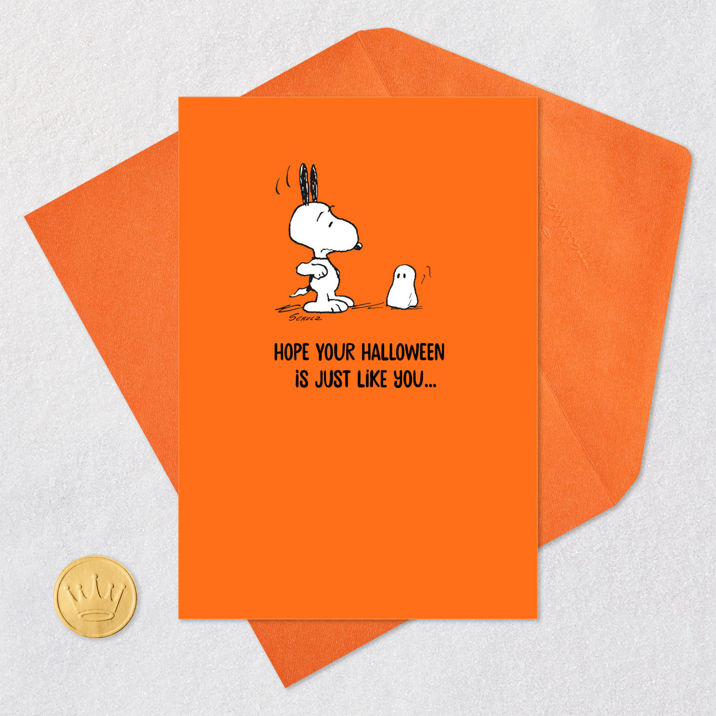 Peanuts&reg; Snoopy and Ghost So Awesome It's Scary Halloween Card, , large image number 5