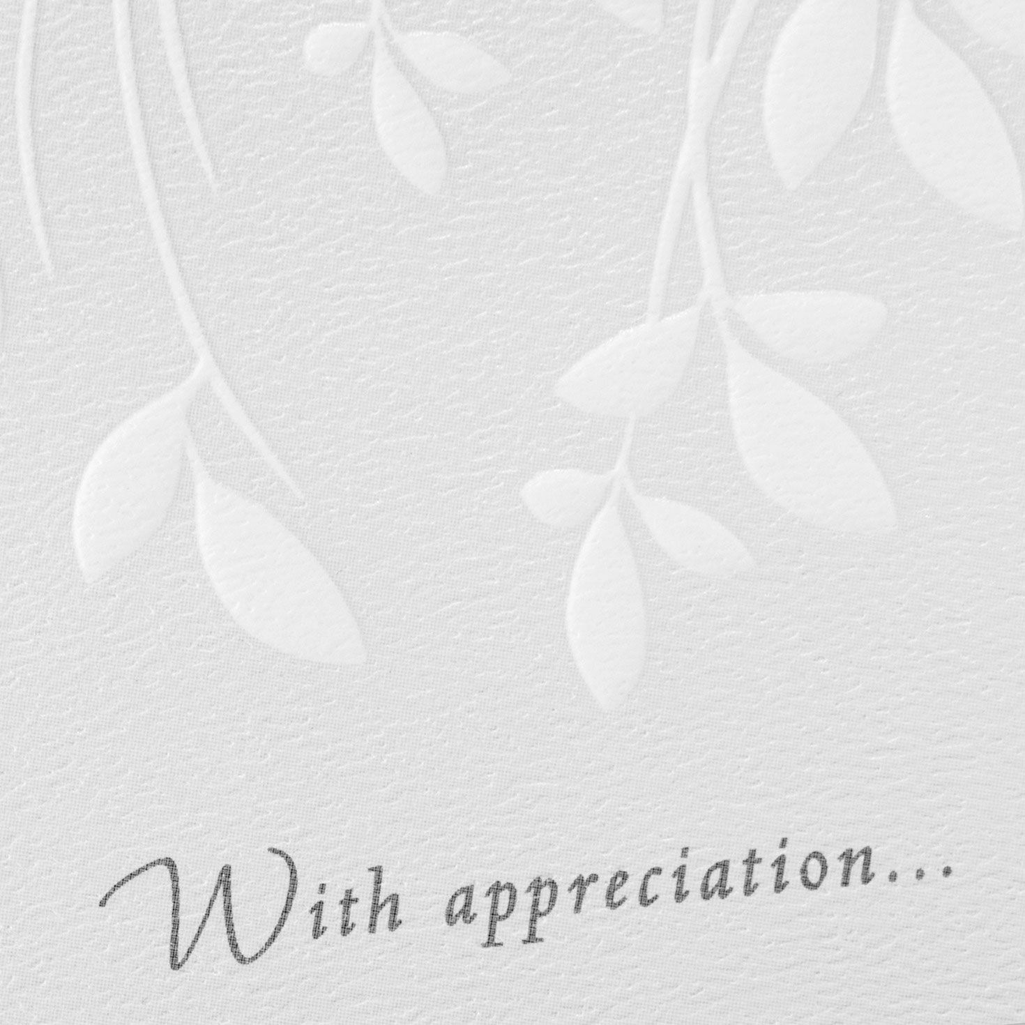 Leafy Vines on Tan Blank Thank You Note Cards Pack  image number 4