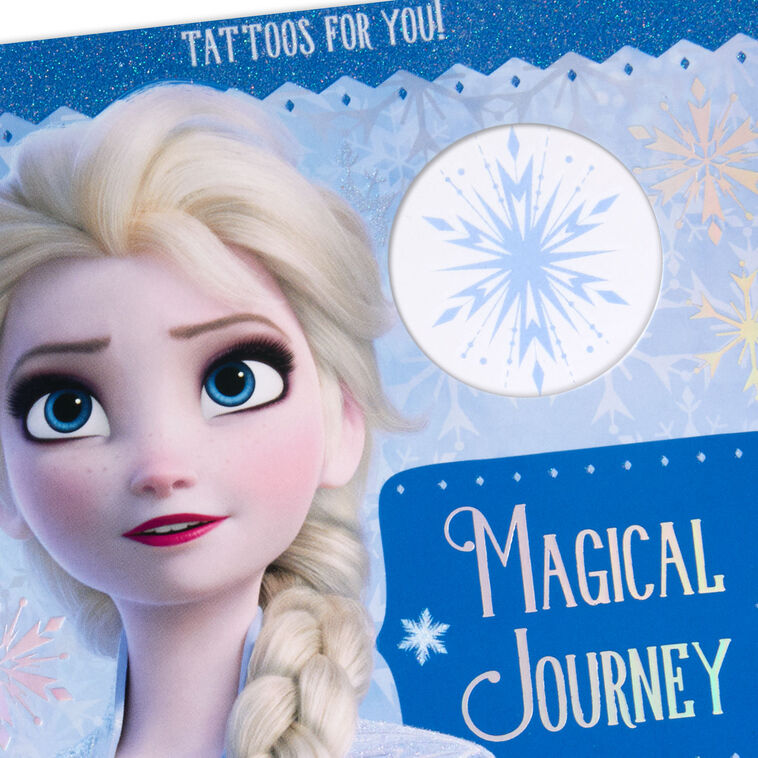 Disney Frozen 2 Elsa Magical Journey Birthday Card With Temporary Tattoos - Greeting Cards | Hallmark Disney Frozen 2 Elsa Magical Journey Birthday Card With Temporary Tattoos - Greeting Cards | Hallmark