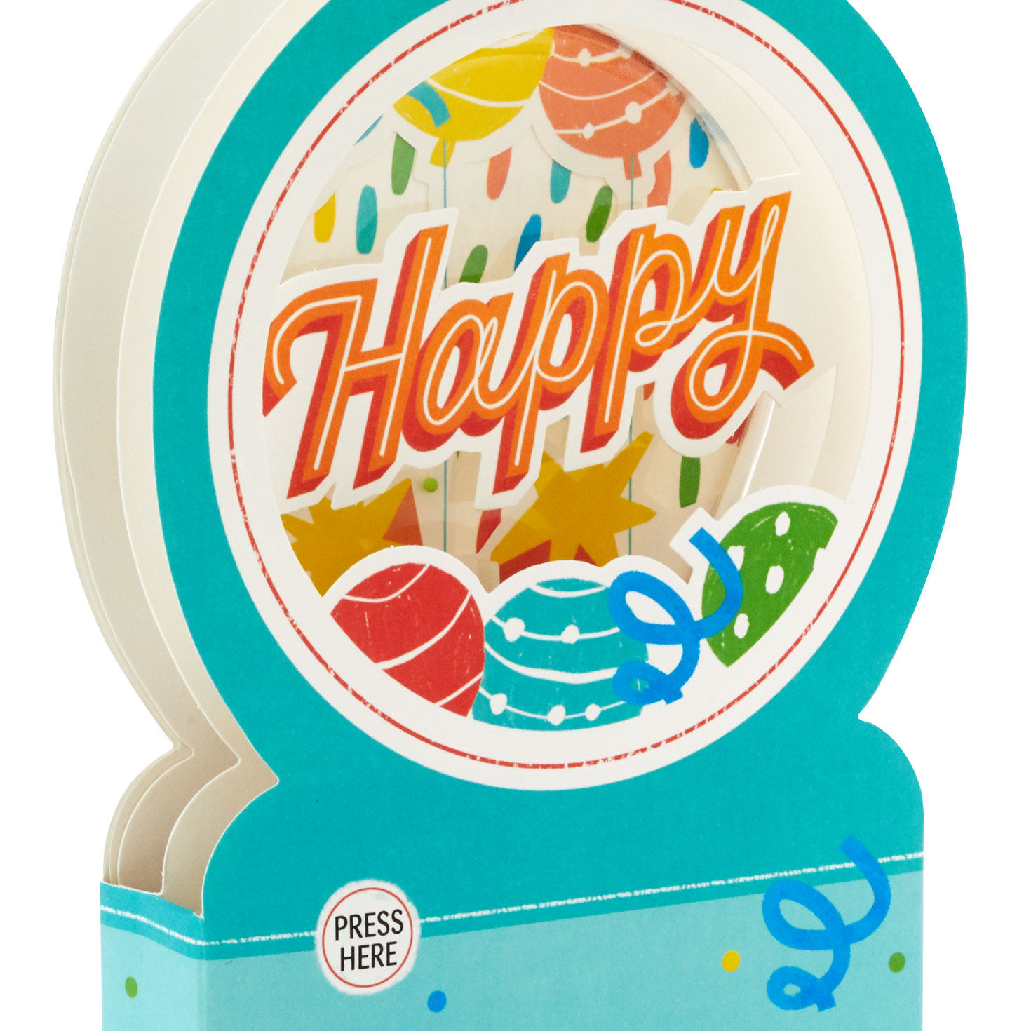 All the Happiness Snow Globe Musical 3D Birthday Card With Motion for only USD 12.99 | Hallmark