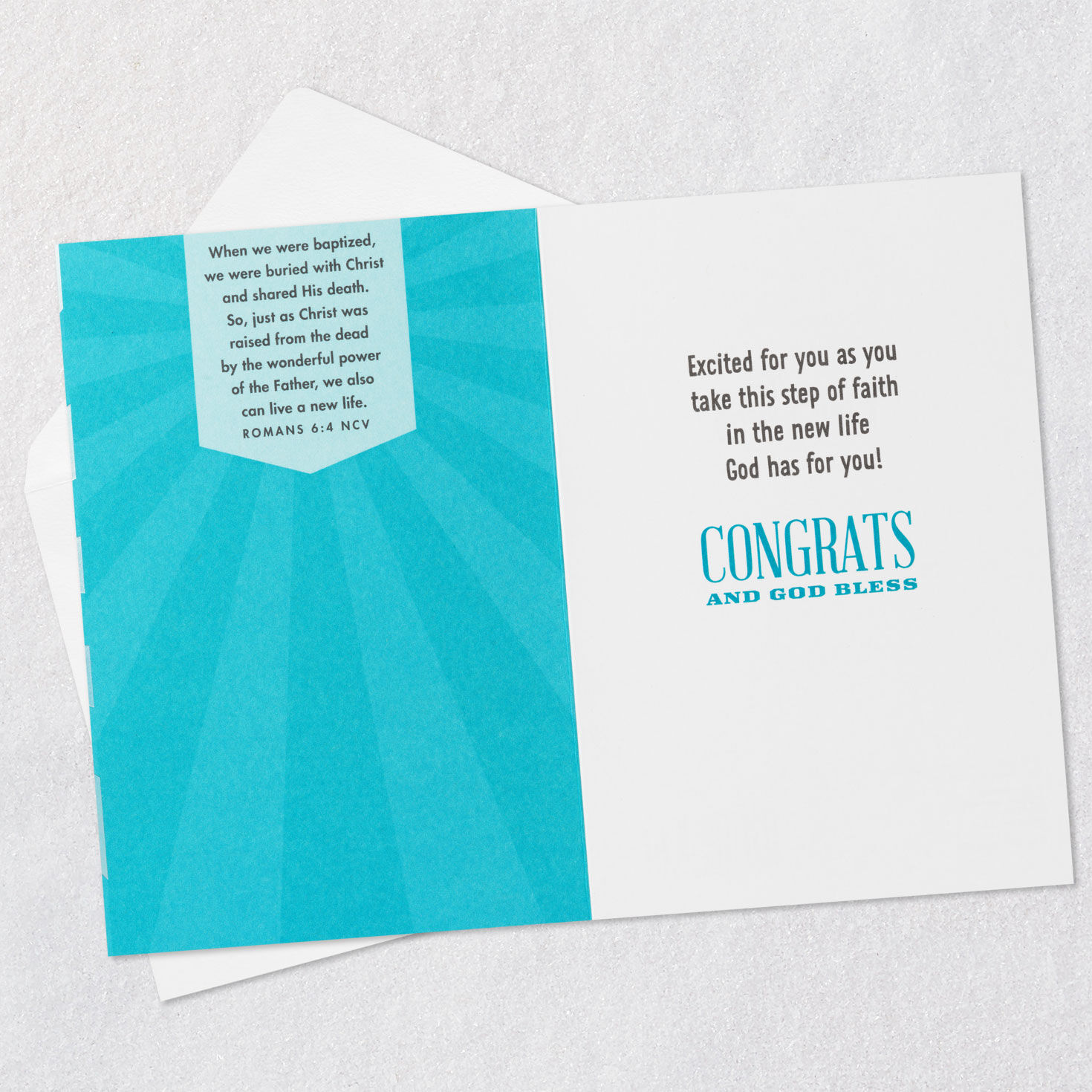 It's Time to Shine Religious Baptism Card for only USD 3.99 | Hallmark