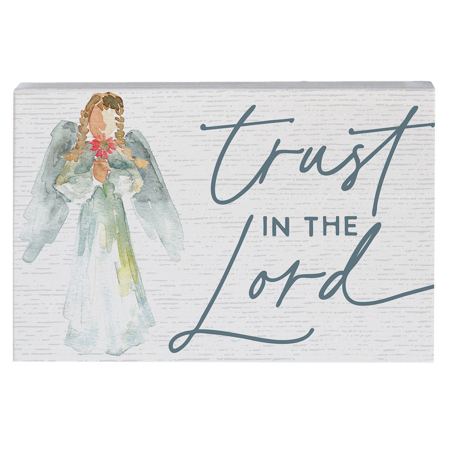 Sincere Surroundings Trust in the Lord Wood Quote Sign, , large image number 1