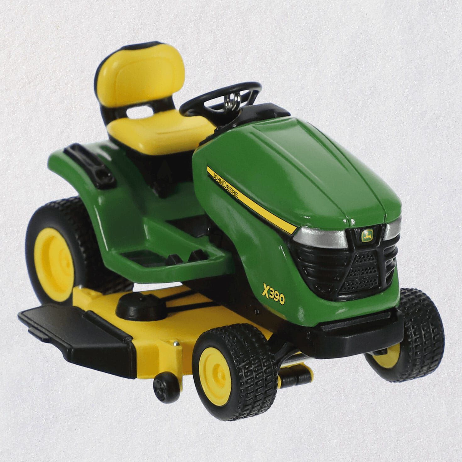 John Deere X390 Lawn Tractor Metal Ornament John Deere X390 Lawn Tractor Metal Ornament