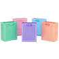 6.5" Assorted Pastel Colors 5-Pack Gift Bags, , large image number 1