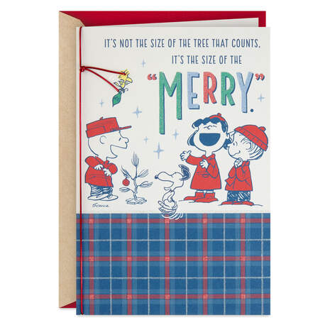 Peanuts® The Size of the Merry Christmas Card, , large