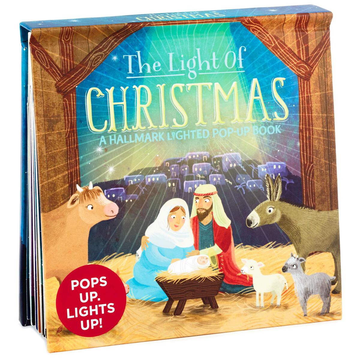 The Light of Christmas Lighted Pop-Up Book - Kids Books - Hallmark