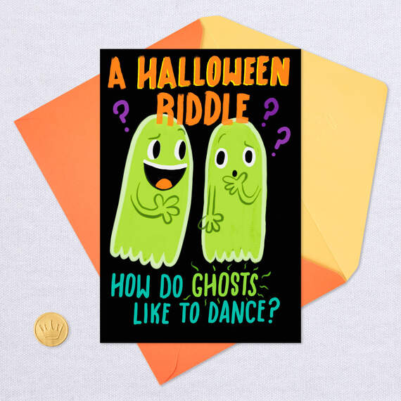 Dancing Ghosts Funny Pop-Up Halloween Card, , large image number 5