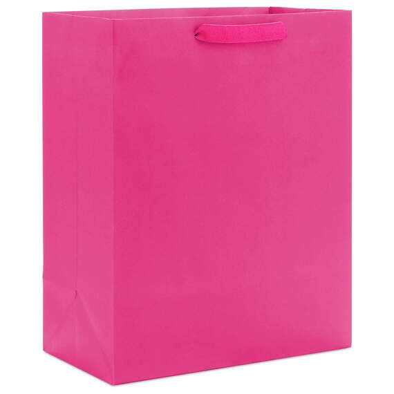 13" Hot Pink Large Gift Bag