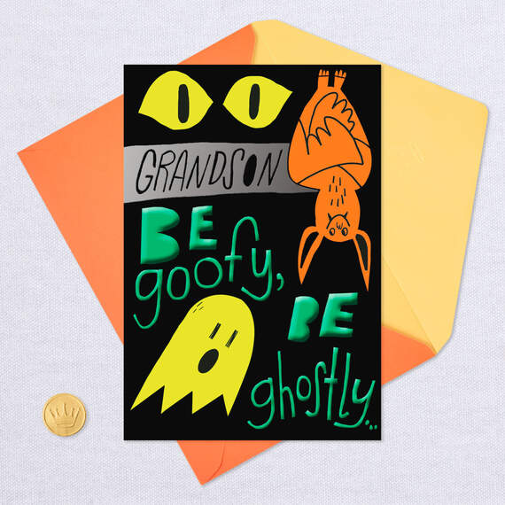 Fun Halloween Wishes for Grandson Halloween Card, , large image number 5