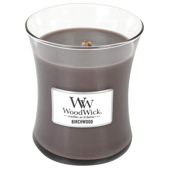 WoodWick® Birchwood Medium Candle, 10 oz, , large image number 1