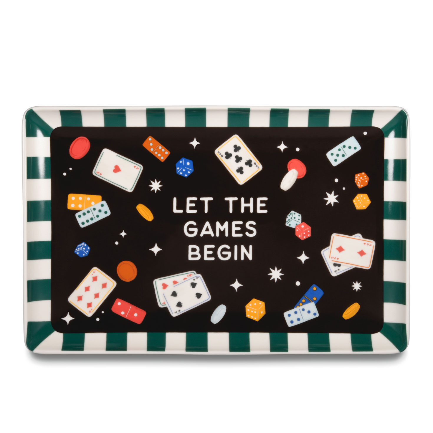 Let the Games Begin Game Night Serving Tray
