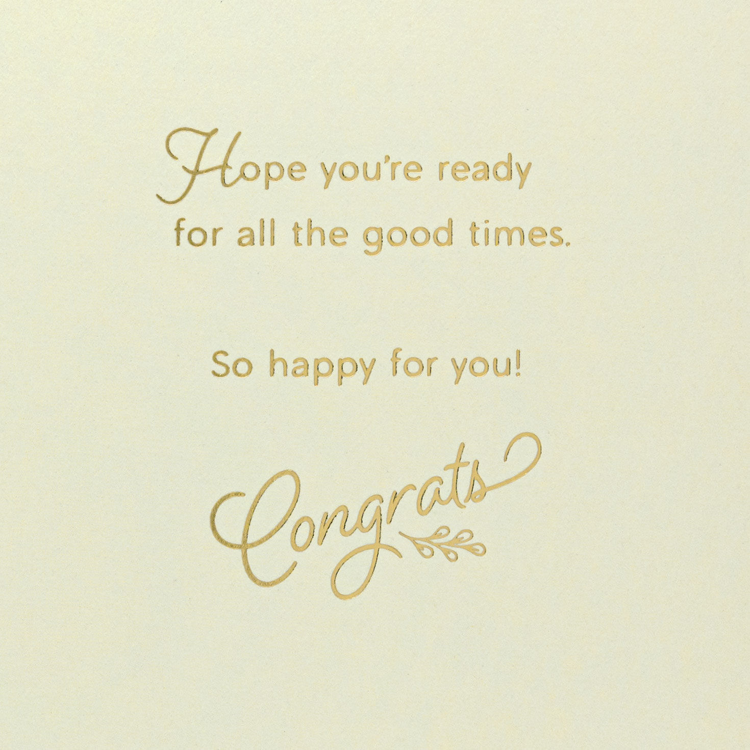 Gold Leaves and Lettering New Home Card Sentiment image number 2